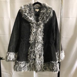 Dark Gray Jacket with side pocket/hardly used/no tag